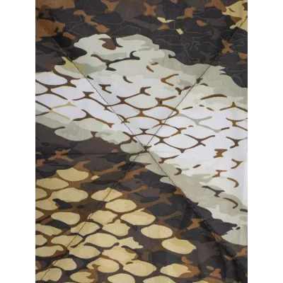 Комплект с одеялом KAZANOV.A “Питон” капучино беж (хлопок-велюр), 1.5 спальный