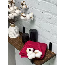 Махровое полотенце Туркмения (бордовый), 40х70