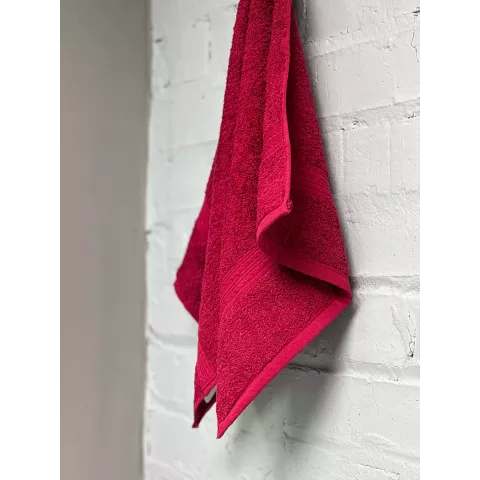 Махровое полотенце Туркмения (бордовый), 40х70