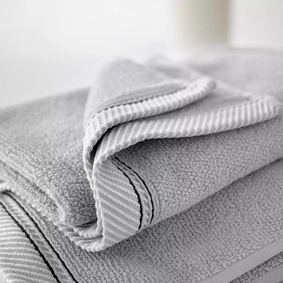 Махровое полотенце банное Verossa “Fjord” (Холодный-серый), 70х140