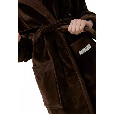 Халат махровый Sofi de Marko "Аделия" (кофе)