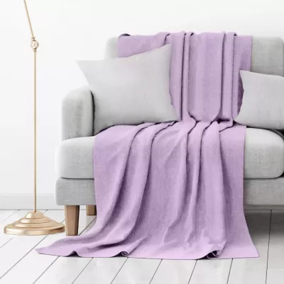 Покрывало Волшебная ночь "Рогожка" (сирень), 200х220