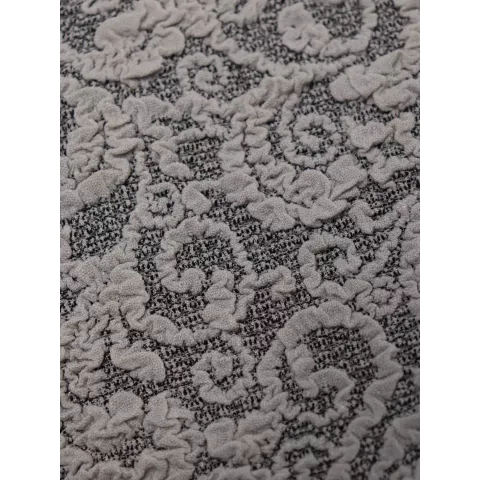 Чехол на кресло Жаккард серый