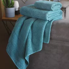 Махровое лицевое полотенце Verossa “Milano” (темно-бирюзовый), 50х90