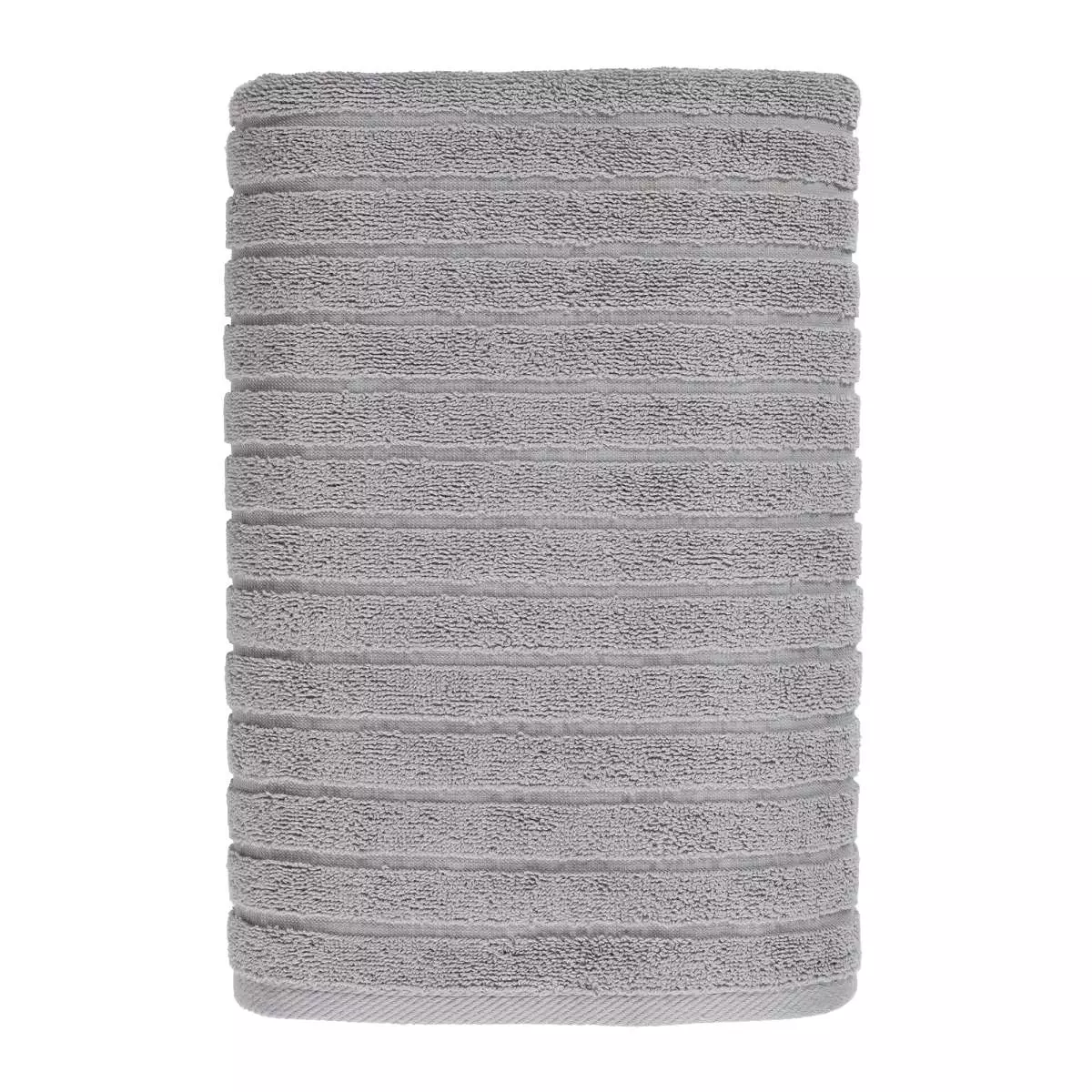 Махровое банное полотенце Волшебная ночь ”Wave” (Холодный серый), 70х140
