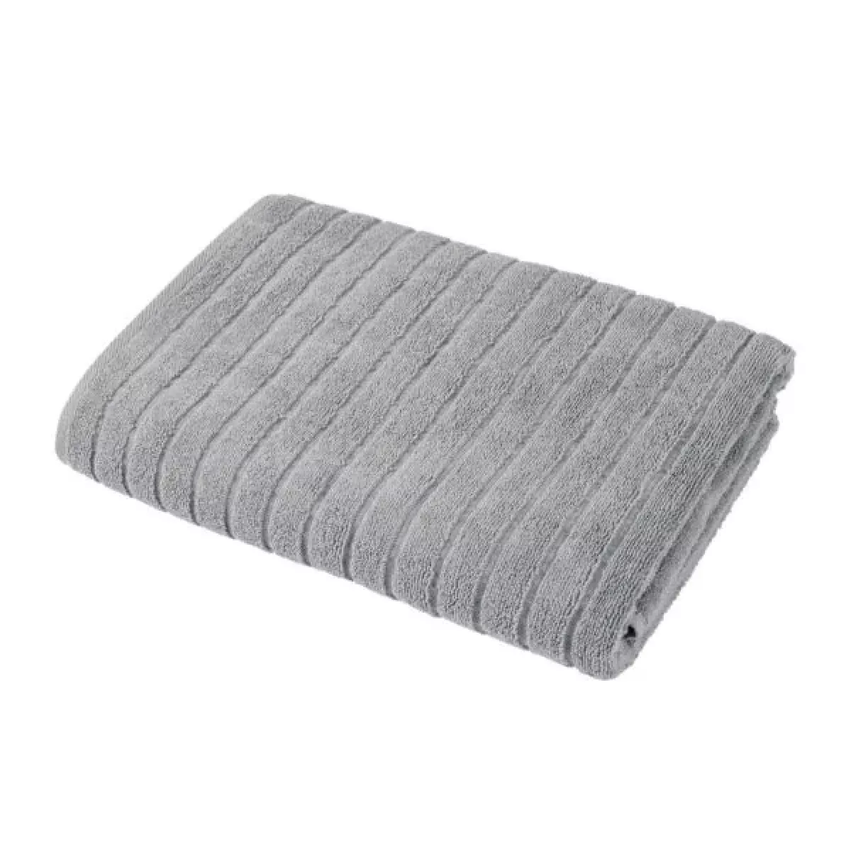 Махровое банное полотенце Волшебная ночь ”Wave” (Холодный серый), 70х140