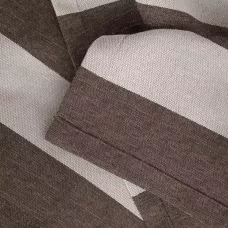 Покрывало Волшебная ночь "Рогожка" (зебра-кофе), 140х220