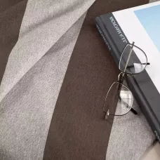 Покрывало Волшебная ночь "Рогожка" (зебра-кофе), 140х220