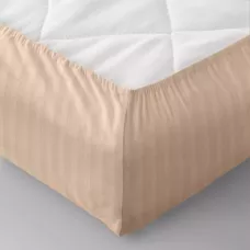 Простыня однотонная на резинке "Verossa" stripe (Bronze), 160х200х30