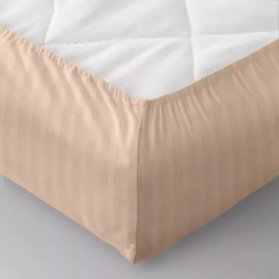 Простыня однотонная на резинке "Verossa" stripe (Bronze), 160х200х30