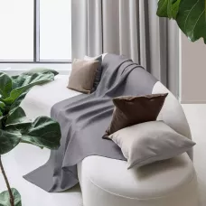 Покрывало Волшебная ночь "Рогожка" (базальт), 140х220