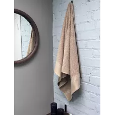 Махровое полотенце Comfort Life “Рольф” (мокко), 70×140
