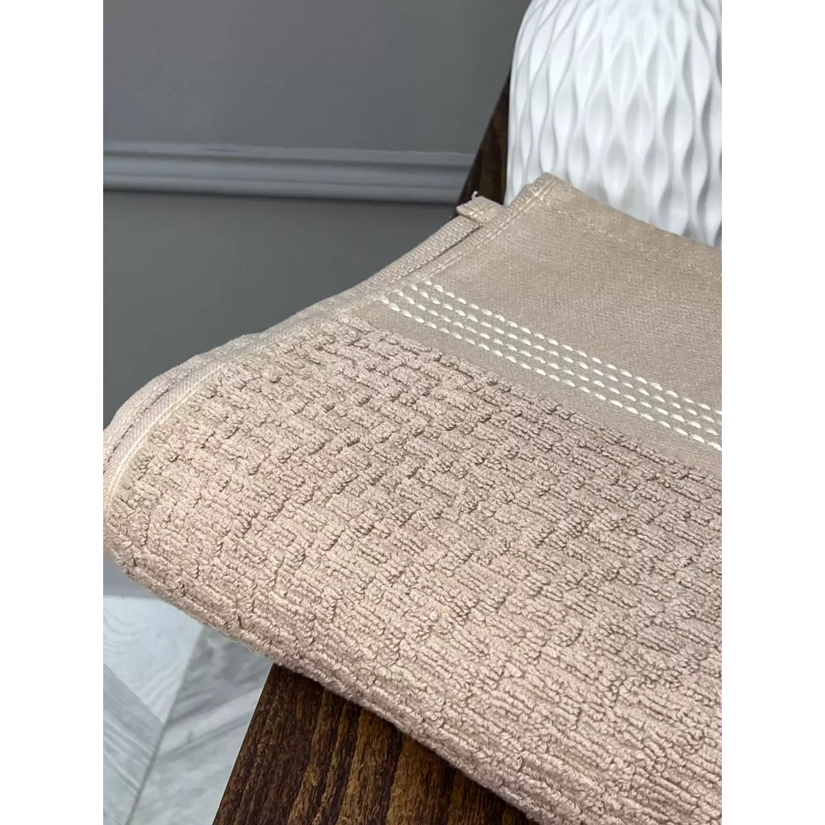 Махровое полотенце Comfort Life “Рольф” (мокко), 70×140