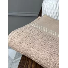 Махровое полотенце Comfort Life “Рольф” (мокко), 70×140