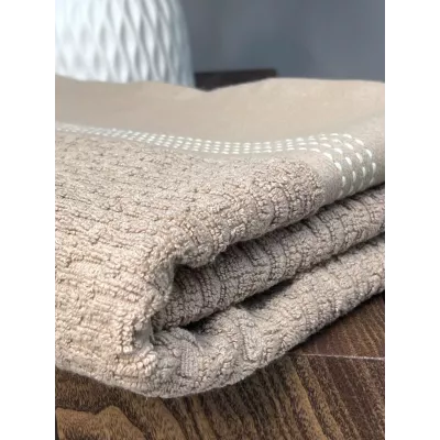 Махровое полотенце Comfort Life “Рольф” (мокко), 70×140