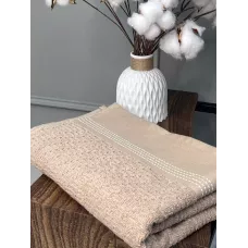 Махровое полотенце Comfort Life “Рольф” (мокко), 70×140