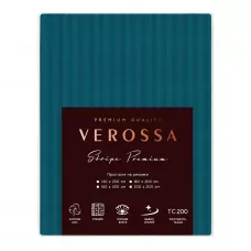Простыня однотонная на резинке "Verossa" stripe (Blumarine), 160х200х30