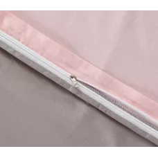 Комплект постельного белья Karteks "Сатин однотонный комбинированный" SK-005, 1.5 спальный