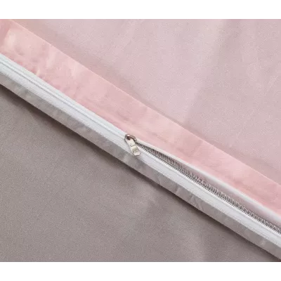 Комплект постельного белья Karteks "Сатин однотонный комбинированный" SK-005, 1.5 спальный