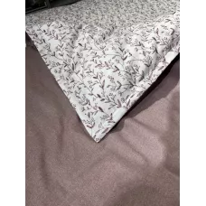 Комплект постельного белья DonCotton "Фланель-муслин" (веточки брусники), евро