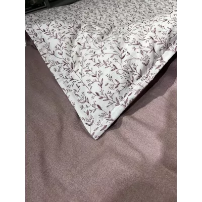 Комплект постельного белья DonCotton "Фланель-муслин" (веточки брусники), евро