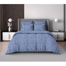 Комплект постельного белья Волшебная ночь "Blow-Blue" (ранфорс), евро
