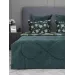 Комплект с одеялом KAZANOV.A “Жанет” изумруд бежевый (египетский хлопок-велюр), евро