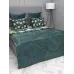 Комплект с одеялом KAZANOV.A “Жанет” изумруд бежевый (египетский хлопок-велюр), евро