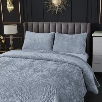 Покрывало Sofi De Marko “Фернанд” (серо-голубой), 240x260