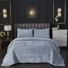 Покрывало Sofi De Marko “Фернанд” (серо-голубой), 240x260