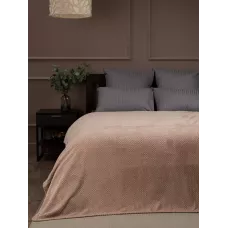 Плед Absolute Deco “Ромбики” (серо-бежевый), 150x200