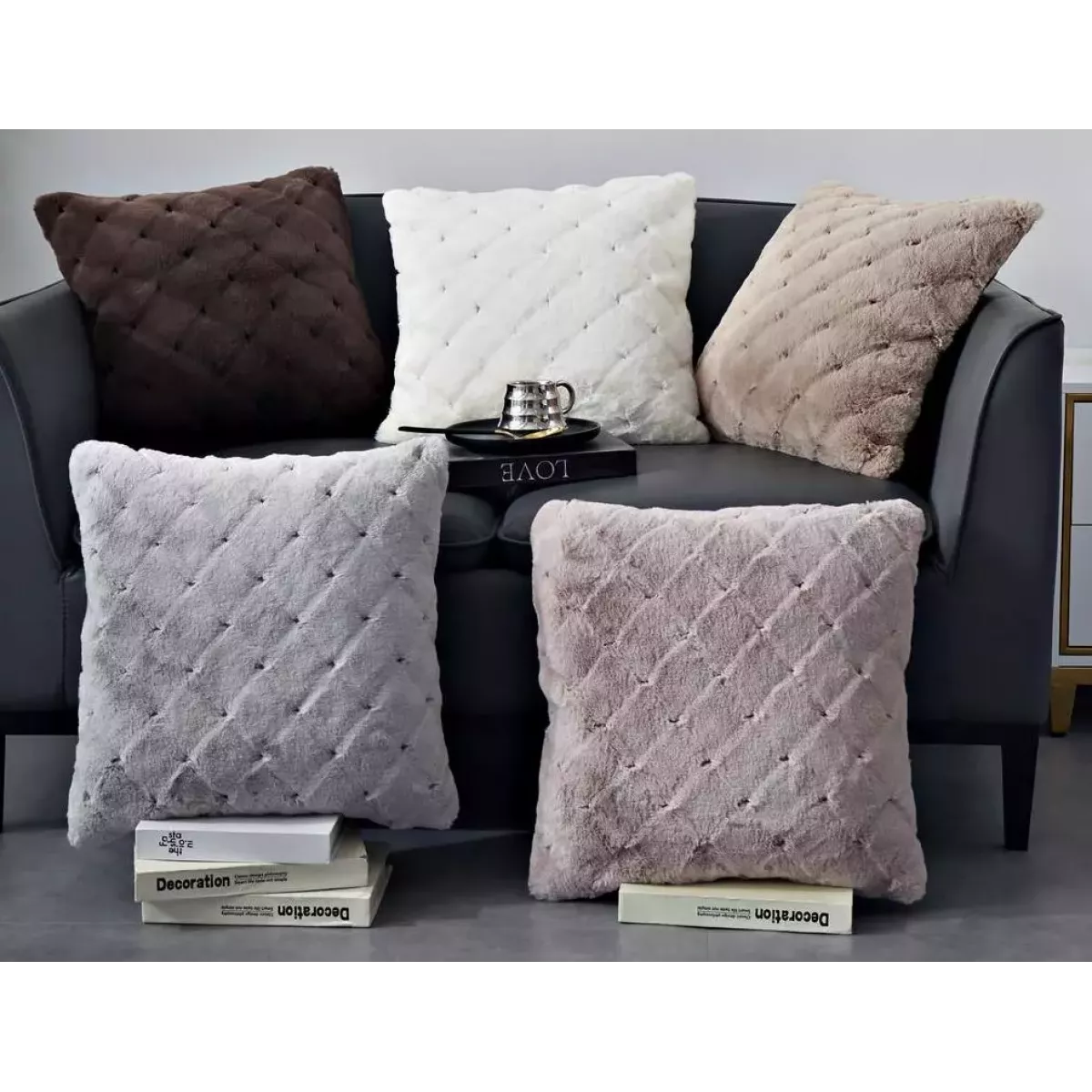 Декоративная наволочка Sofi De Marko "Бернард" (крем), 45х45