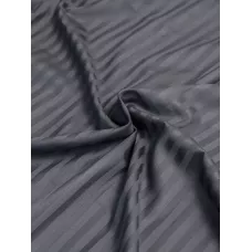 Пододеяльник DonCotton "Stripe Sateen" (графит) 200х220