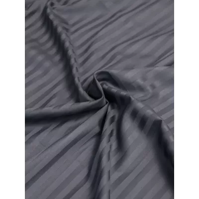 Пододеяльник DonCotton "Stripe Sateen" (графит) 200х220