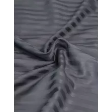 Пододеяльник DonCotton "Stripe Sateen" (графит) 200х220