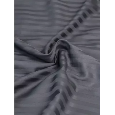 Пододеяльник DonCotton "Stripe Sateen" (графит) 200х220