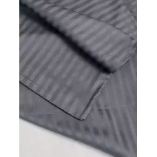 Пододеяльник DonCotton "Stripe Sateen" (графит) 200х220