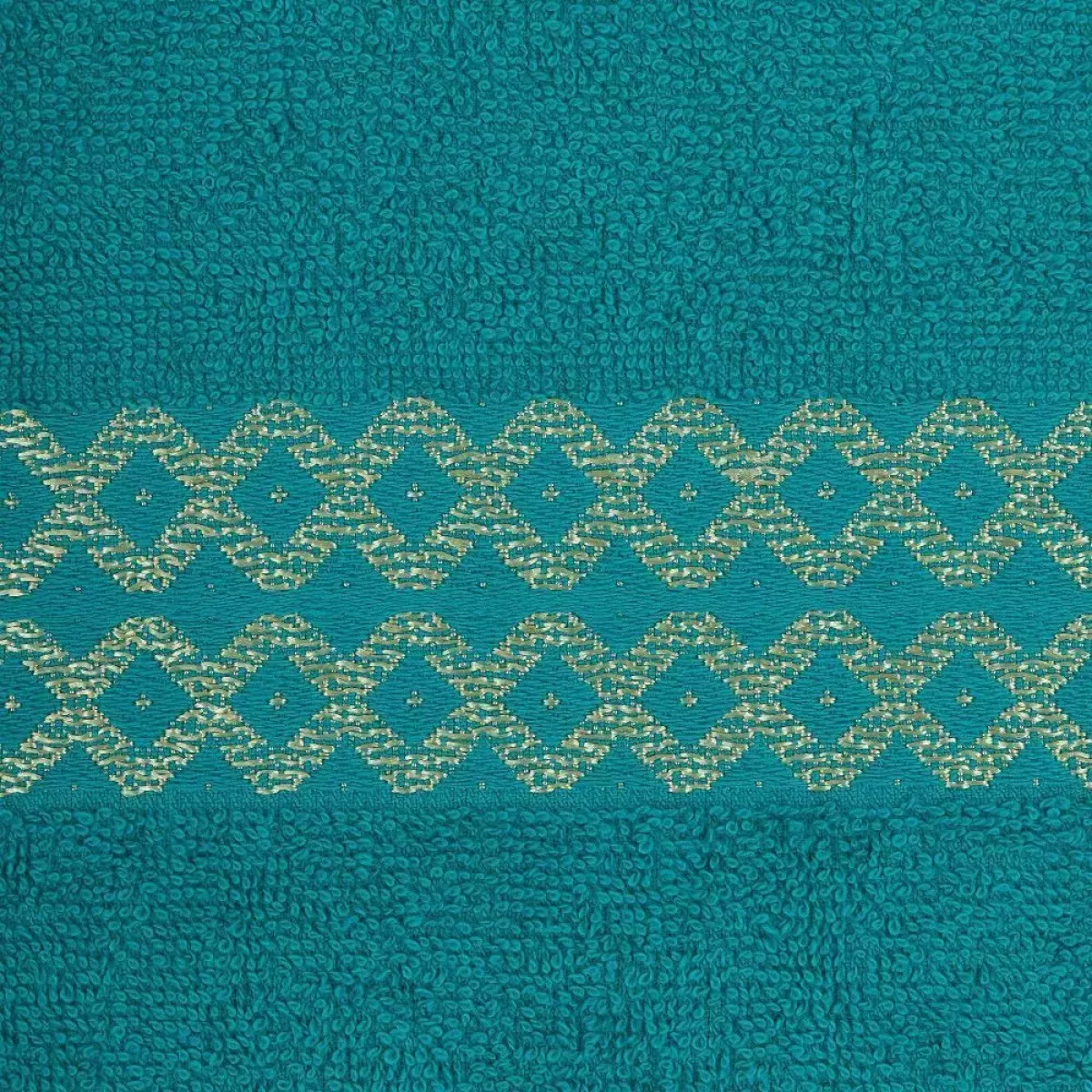 Комплект махровых полотенец Comfort Life "Блеск" (морская волна) 70х130, 50х80 и 30х60