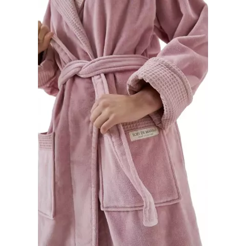 Халат махровый Sofi de Marko "Аделия" (лиловый)