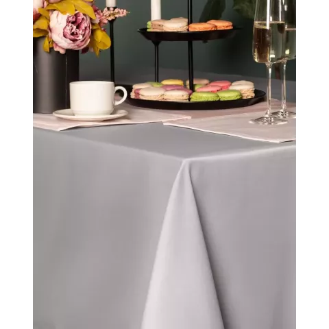 Скатерть Sofi de Marko "Серенити" (серая), 140х180