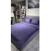 Комплект с одеялом DonCotton "Stripe Sateen" (фиолетовый), 1.5 спальный