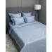 Комплект с одеялом KAZANOV.A Stripe Cotton "Hotel" (голубая платина), евро