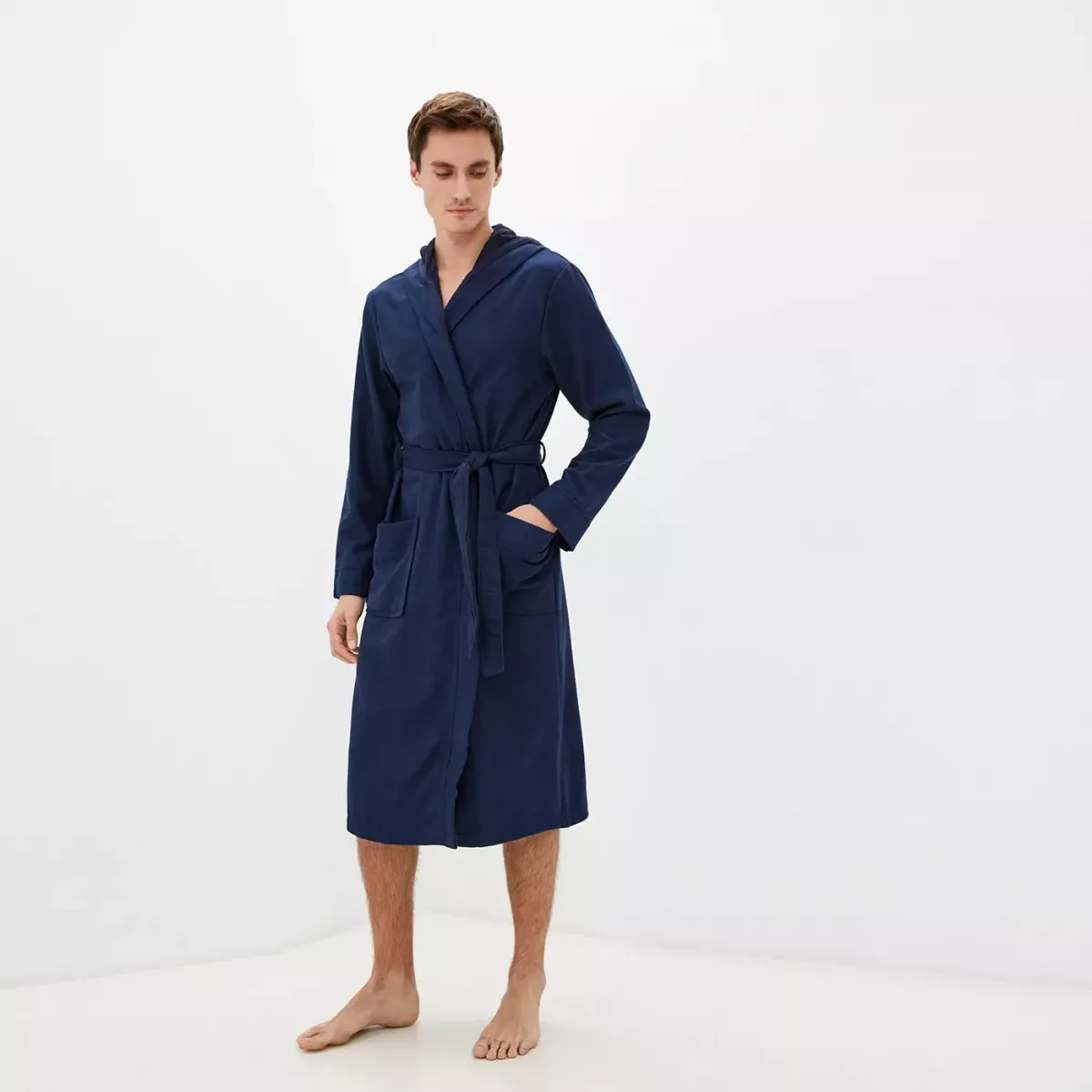 Халат махровый мужской Sofi de Marko “Марвин” (синий)