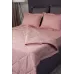 Комплект с одеялом DonCotton "Stripe Sateen Mini" (дымчатая роза), 1,5 спальный