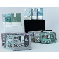 Комплект из простыни на резинке и наволочек Sofi De Marko "Римма", 180х200+50х70