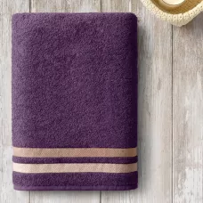 Махровое полотенце Самойловский текстиль "Исландия" (баклажан), 100х150