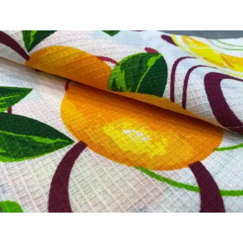 Вафельное полотенце Солнечный Дом "Лимоны", 40х70