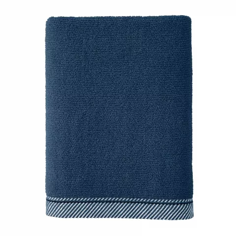 Махровое полотенце банное Verossa “Fjord” (Темно-лазурный), 70х140
