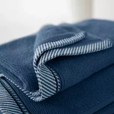 Махровое полотенце банное Verossa “Fjord” (Темно-лазурный), 70х140