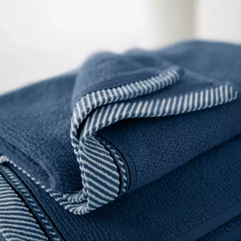 Махровое полотенце банное Verossa “Fjord” (Темно-лазурный), 70х140